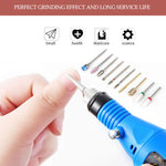 Load image into Gallery viewer, Nail Art Drill Polishing Head Kit, 10 Pieces