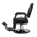 Load image into Gallery viewer, Vintage Barber Chair | Heavy Duty Reclining Metal Black
