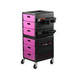 Load image into Gallery viewer, Multipurpose Rolling Cabinet Trolley - Pink