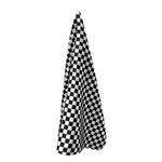 Load image into Gallery viewer, Pro-Grade Checkered Salon Cape | Waterproof & Hair-Repellent with Adjustable Elastic Neck