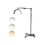 Load image into Gallery viewer, Half Moon Adjustable Lamp for Lashes and Nails - Black