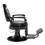Load image into Gallery viewer, Vintage Barber Chair | Heavy Duty Reclining Metal Black