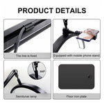 Load image into Gallery viewer, Half Moon Adjustable Lamp for Lashes and Nails - Black