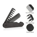 Load image into Gallery viewer, 3-in-1 Folding Pocket Comb | Fine & Wide Tooth Hair, Beard & Mustache Comb