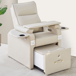 Load image into Gallery viewer, Professional Pedicure Spa Chair with Power Recline & Adjustable Backrest – Nail Salon Chair with Foot Bath