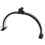 Load image into Gallery viewer, Foldable Half Moon Lamp for Nail Desk with Phone Holder for Video Creation, 3 Light Modes
