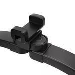 Load image into Gallery viewer, Foldable Half Moon Lamp for Nail Desk with Phone Holder for Video Creation, 3 Light Modes