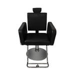 Load image into Gallery viewer, Professional Barber Chair | Antique Brown & Black Seat