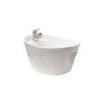 Load image into Gallery viewer, ECO Ceramic Pedicure Foot Basin White | Oval Spa Sink