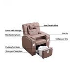 Load image into Gallery viewer, Modern Luxury Electric Pedicure Spa Chair with Foot Basin & Massage System