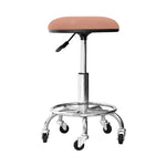 Load image into Gallery viewer, Adjustable Stool with Wheels Brown (Customised Color)
