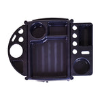 Load image into Gallery viewer, Salon Designer Logo Hair Trolley Black with Extended Top with Wheels