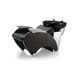 Load image into Gallery viewer, Professional Shampoo Unit | Wooden Sides & Ceramic Bowl