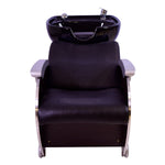 Load image into Gallery viewer, Professional Shampoo Unit | Wooden Sides & Ceramic Bowl