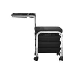 Load image into Gallery viewer, Pedicure Manicure Cart Trolley Stool with Removable Accessory Tray