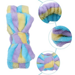 Load image into Gallery viewer, Shower Headband Home Washing Face Elastic Hair Band Bathroom Makeup Head-Wrap Soft Absorbent Beauty Headband