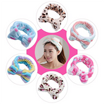 Load image into Gallery viewer, Shower Headband Home Washing Face Elastic Hair Band Bathroom Makeup Head-Wrap Soft Absorbent Beauty Headband