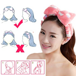 Load image into Gallery viewer, Shower Headband Home Washing Face Elastic Hair Band Bathroom Makeup Head-Wrap Soft Absorbent Beauty Headband