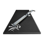 Load image into Gallery viewer, Professional Barber Mat Black | Non-Slip Heat Resistant Station