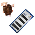 Load image into Gallery viewer, Black Bobby Hair Pins Plate of 50