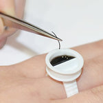 Load image into Gallery viewer, Disposable Eyelash Glue Rings | 100 Pcs Finger Palettes