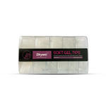 Load image into Gallery viewer, Soft Gel Tips White Stiletto – 500pcs | Bold Nail Extension Tips for Salon & Home Use