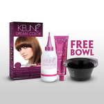 Load image into Gallery viewer, Keune Dream Color Dark Golden Brown 6.3 - 60ml with free bowl