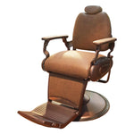 Load image into Gallery viewer, Barber and Makeup Chair Antique Metallic