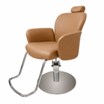 Load image into Gallery viewer, Barber Chair Antique Black | Classic Chrome Base Salon