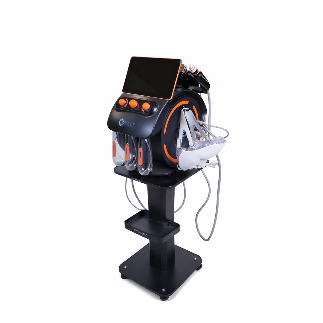 8-in-1 Hydra Gold 360 Facial Machine with Skin Scanner & Oxygen
