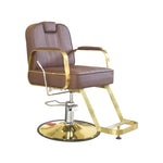 Load image into Gallery viewer, Makeup Chair Black Gold Base