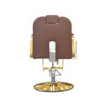 Load image into Gallery viewer, Makeup Chair Black Gold Base