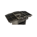 Load image into Gallery viewer, Salon Hair Dressing Trolley With Wheels and 4 Drawers (Black)