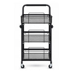 Load image into Gallery viewer, . GridPro Three-Tier Mesh Salon Trolley