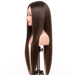 Load image into Gallery viewer, Salon Designers Professional Fibre Hair Training Dummy Head with Table Stand 24" inches
