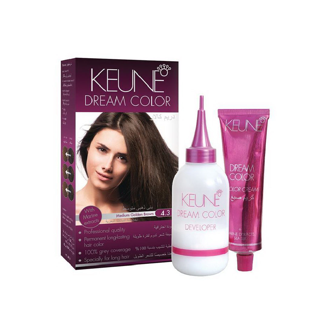 Keune Dream Color Medium Golden Brown 4.3