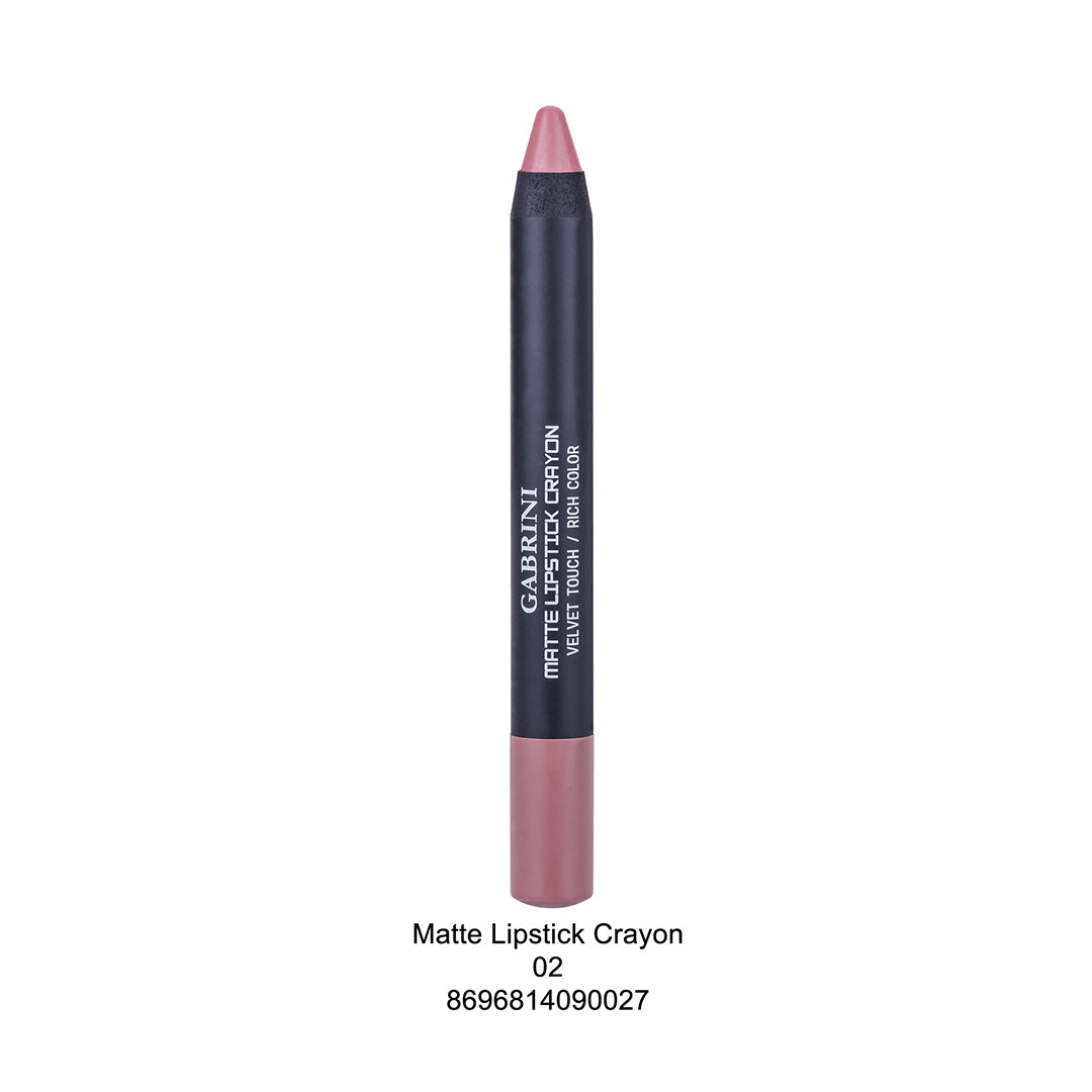 Matte Crayon Lipstick # 02