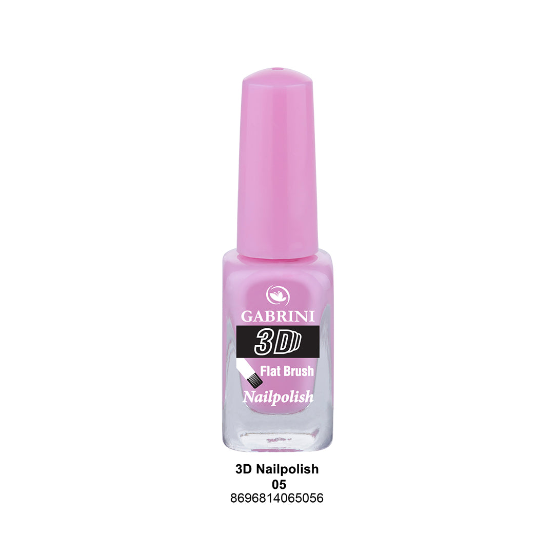 Gabrini Flat Brush 3D Nail Polish 05