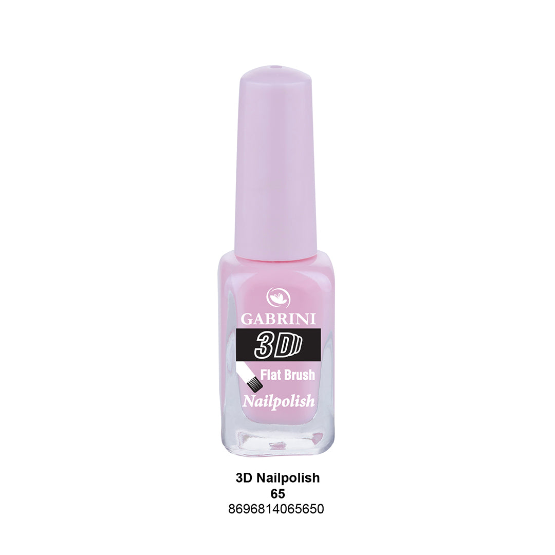 Gabrini Flat Brush 3D Nail Polish 65