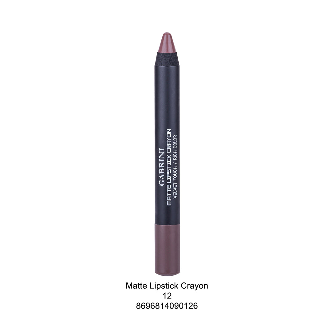 Matte Crayon Lipstick # 12