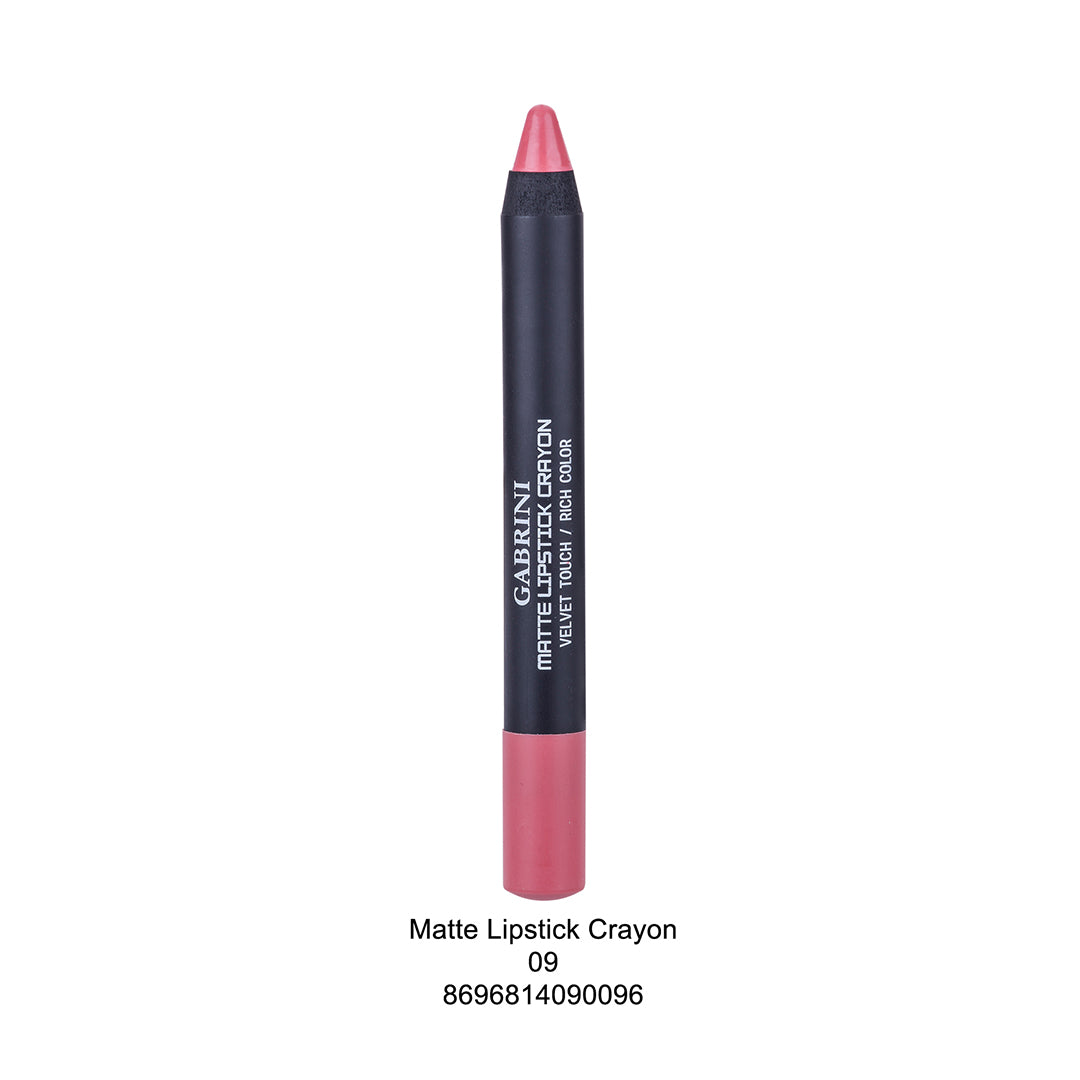 Matte Crayon Lipstick # 09