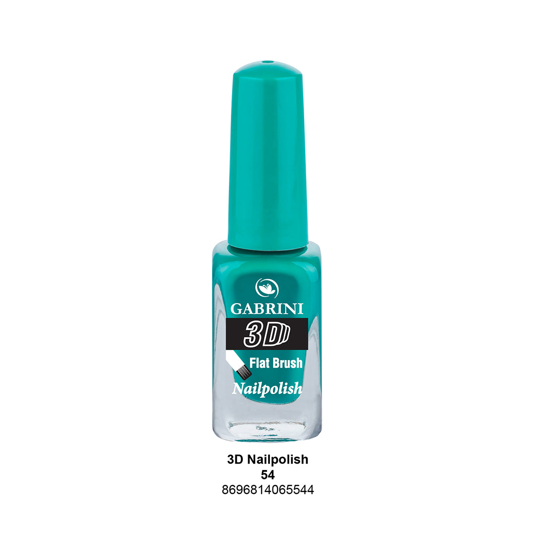 Gabrini Flat Brush 3D Nail Polish 54