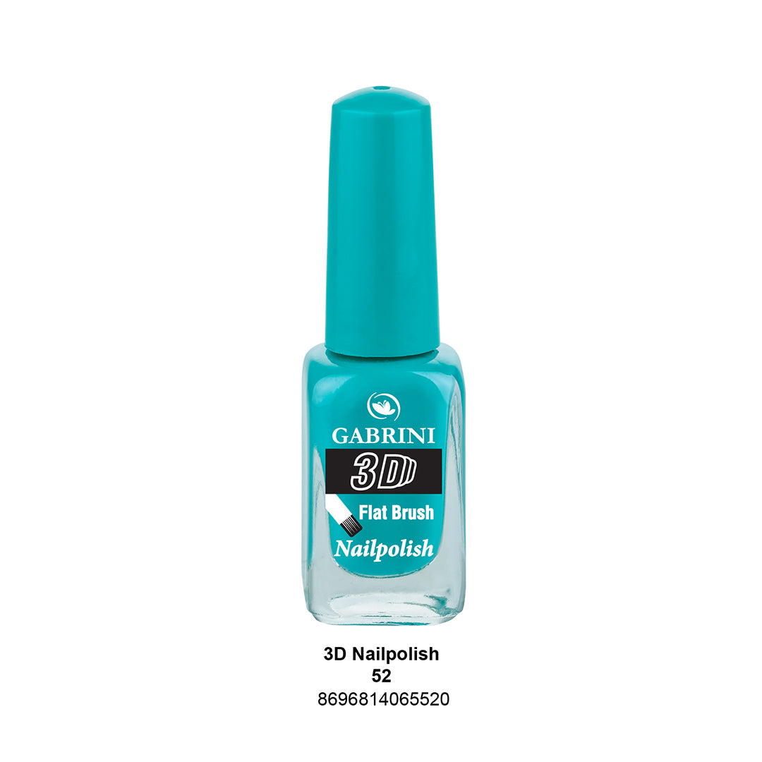 Gabrini Flat Brush 3D Nail Polish 52