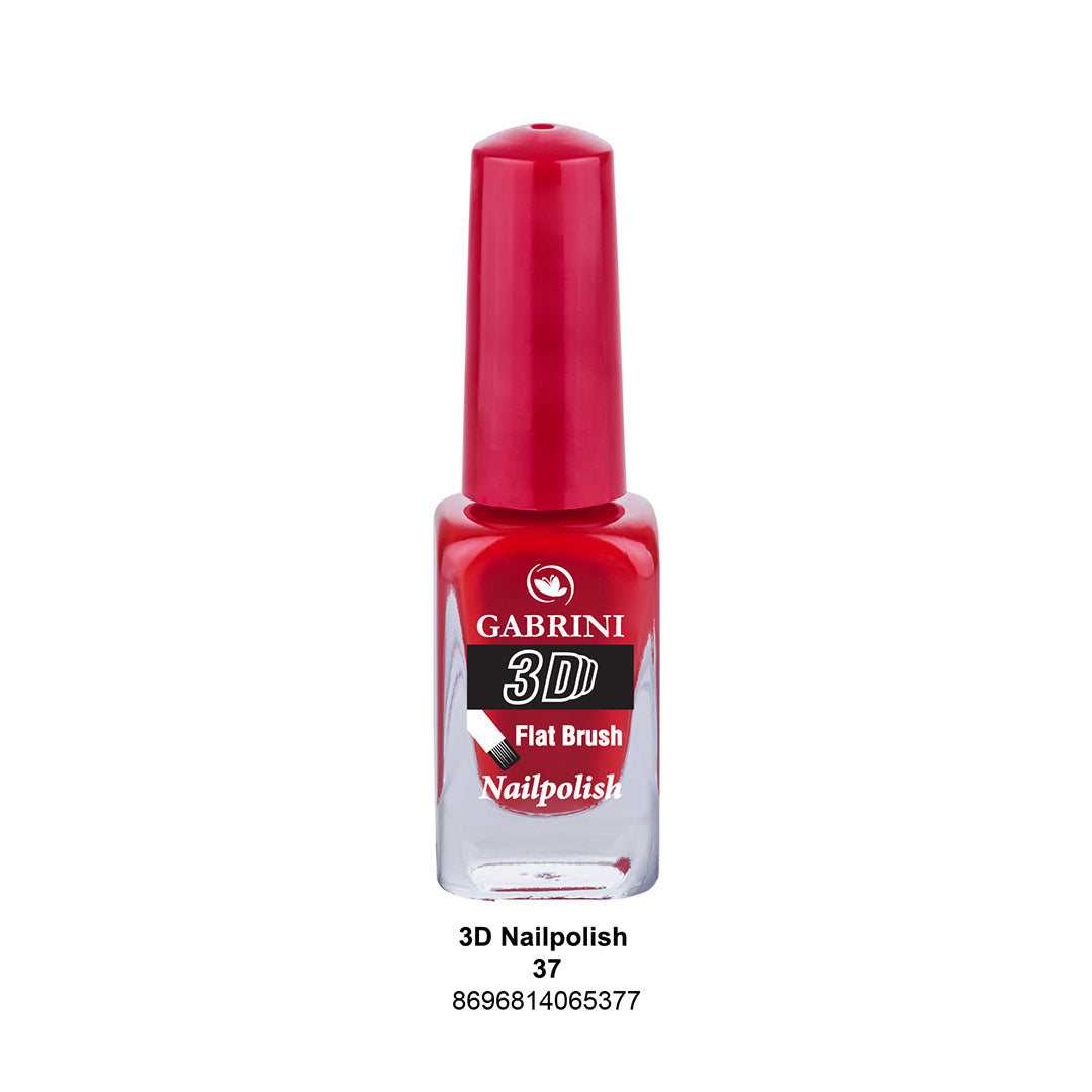 Gabrini Flat Brush 3D Nail Polish 37