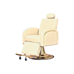 Load image into Gallery viewer, Gold &amp; Ivory Barber/Makeup Chair
