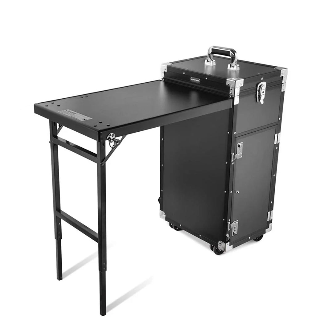 Portable Nail Technician Desk – Rolling Manicure Table with Storage