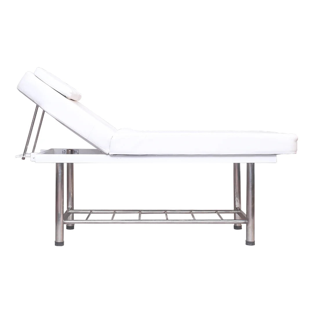 Eco Facial & Massage Bed White with Steel Frame