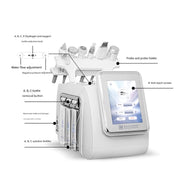 8 in 1 Hydrafacial Machine with Digital Touch Panel