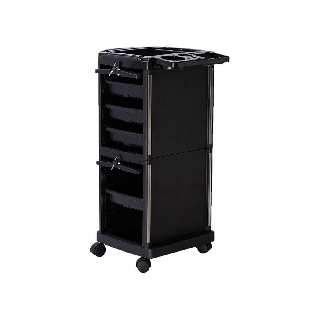 Hair Trolley With Lockable Cabinets