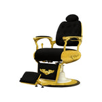 Load image into Gallery viewer, Gold Series Barber &amp; Makeup Chair Black
